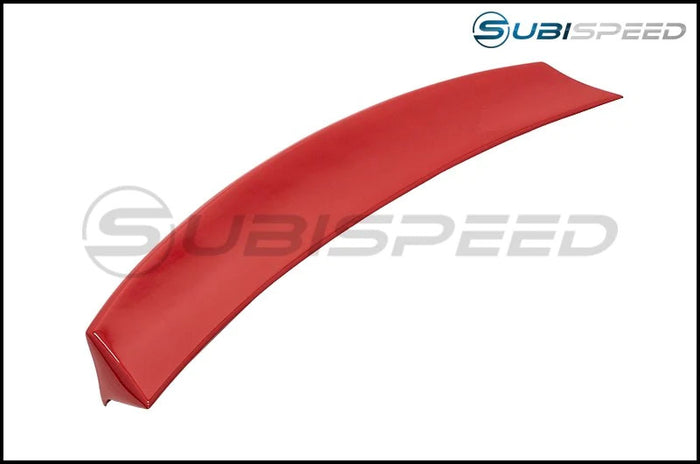 OLM Paint Matched Two Point Zero Duckbill Spoiler - Pure Red / Ablaze (M7Y) - 2015-2021 Subaru WRX / STI